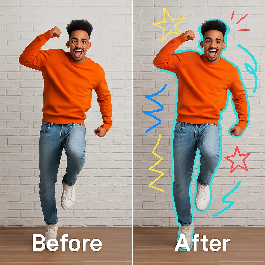before after in caput 
